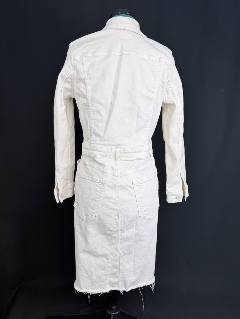 Mother White Denim Dress - Picture 6 of 14